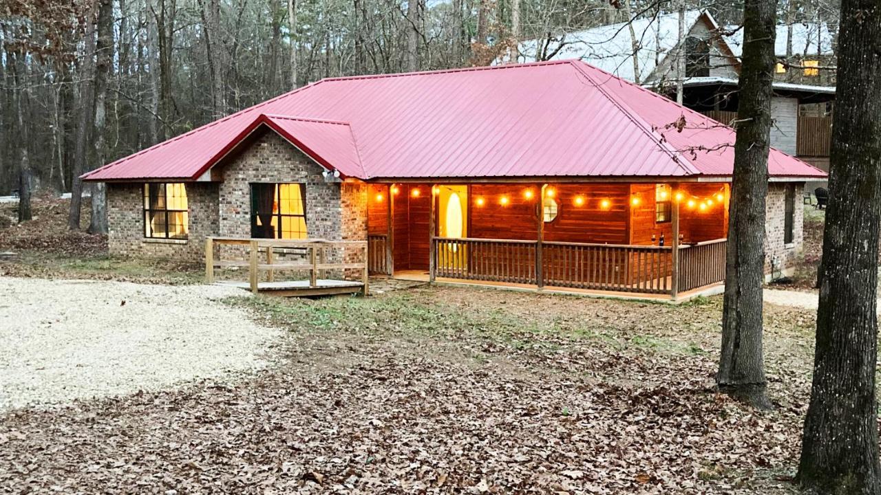 3Bd Cabin Family Fun Arcade Games Fire Pit 5 Min From Lake Fishing Hunting Брокен-Боу Екстер'єр фото